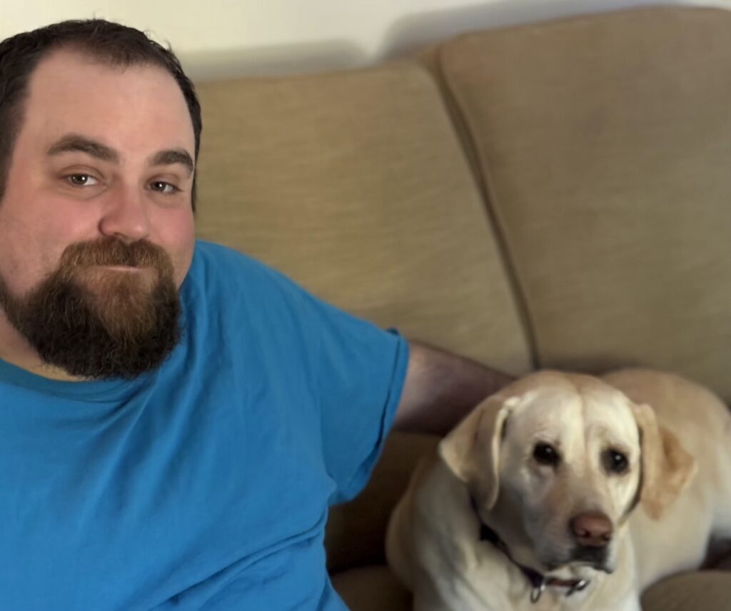 Owner/ Operator Steve with his Dog Tally